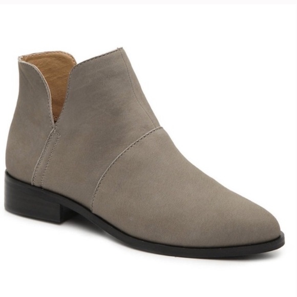 Lucky Brand Nude Beige Leather Ankle Booties Size 7.5 - Picture 10 of 10